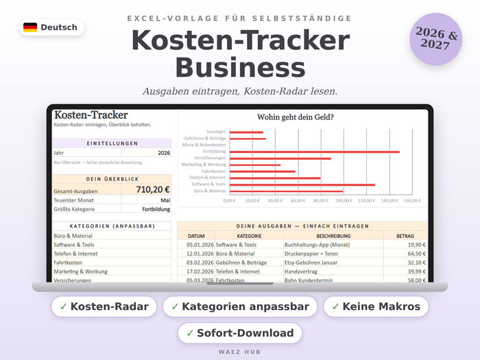 Kosten-Tracker Business