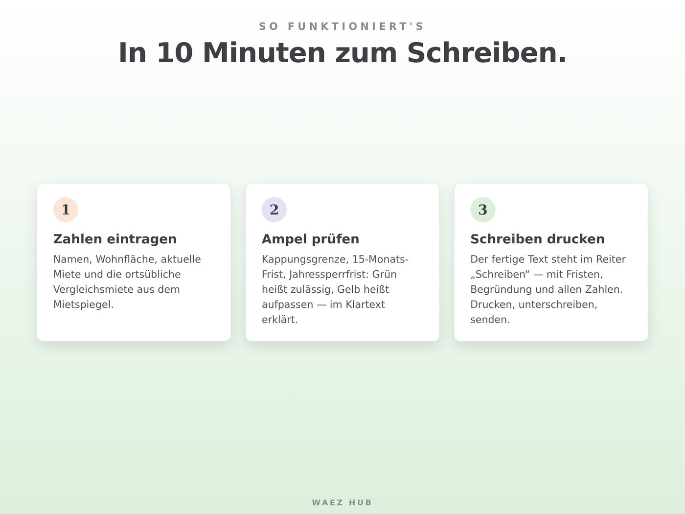 Mieterhöhungs-Rechner – Ansicht 3 von 9