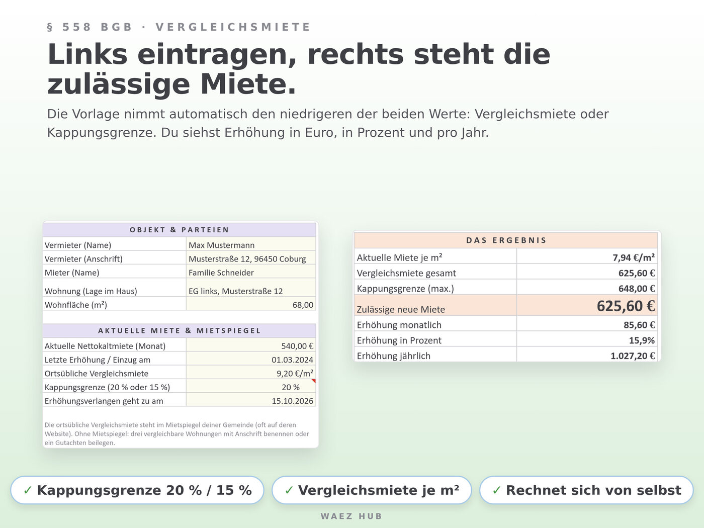Mieterhöhungs-Rechner – Ansicht 4 von 9