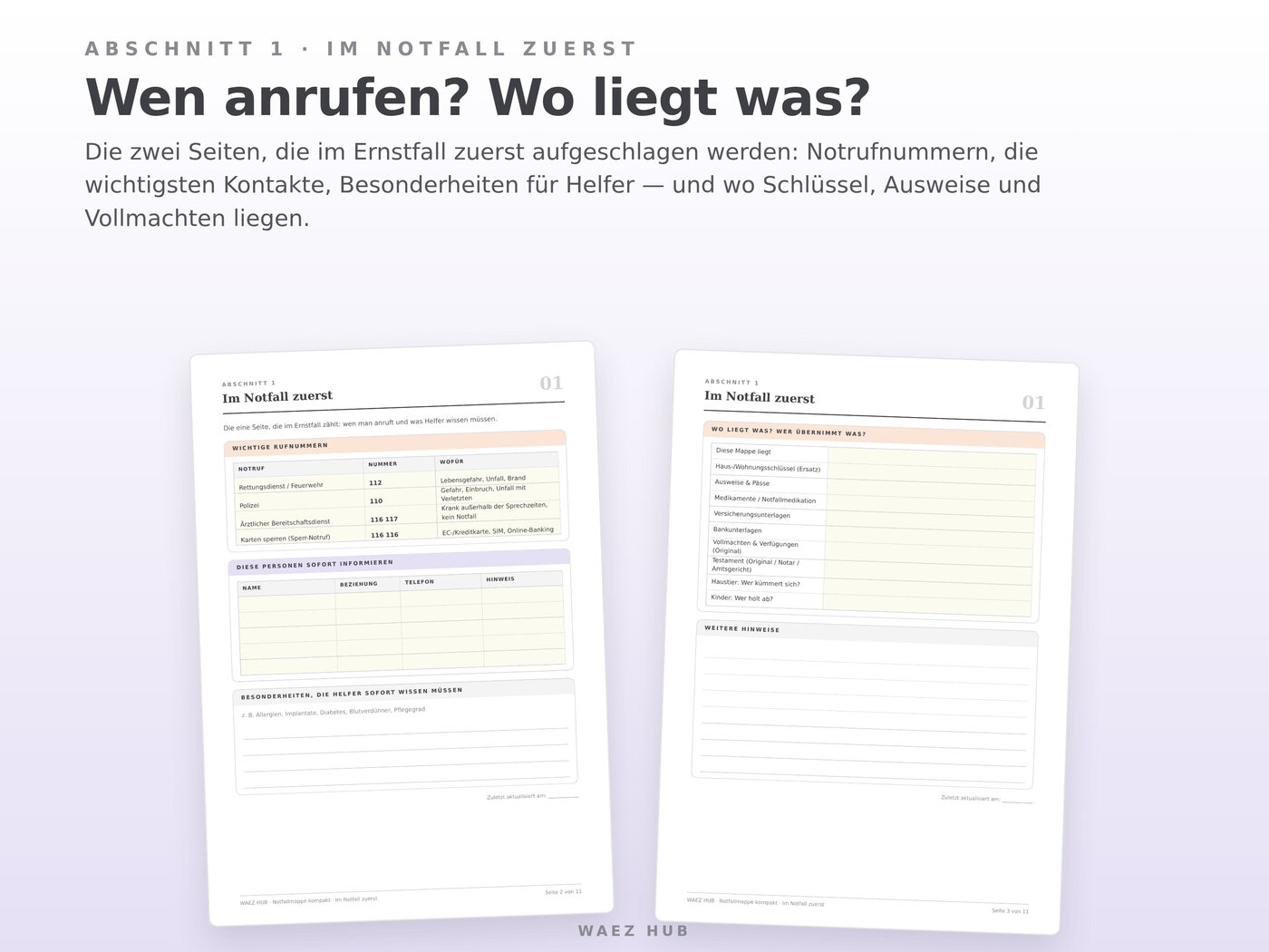 Notfallmappe kompakt – Ansicht 4 von 9