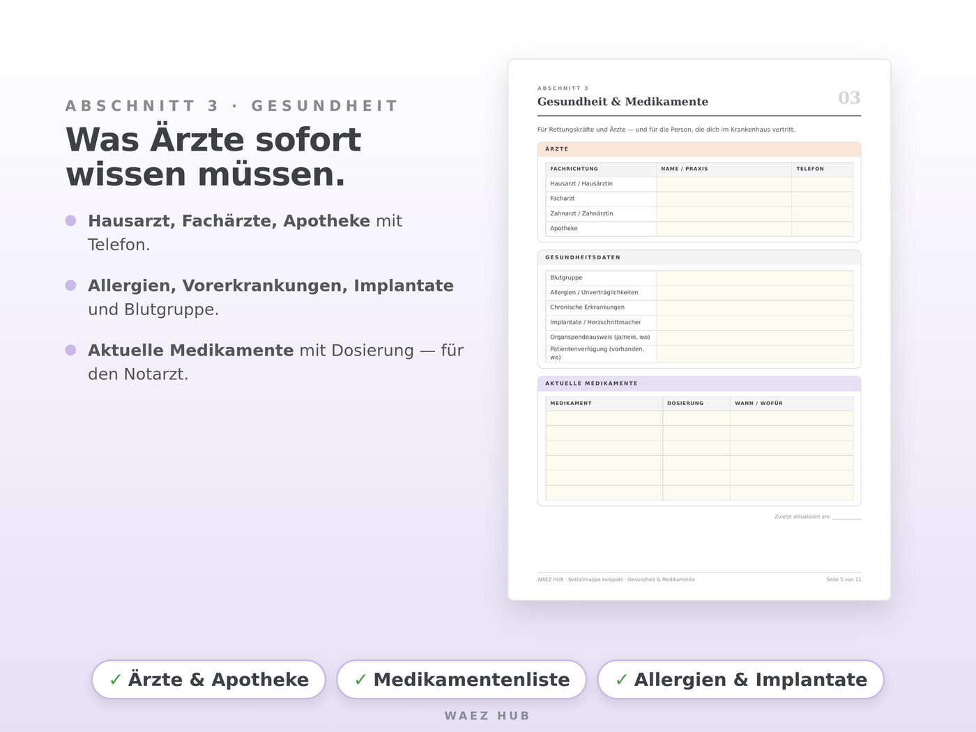 Notfallmappe kompakt – Ansicht 5 von 9
