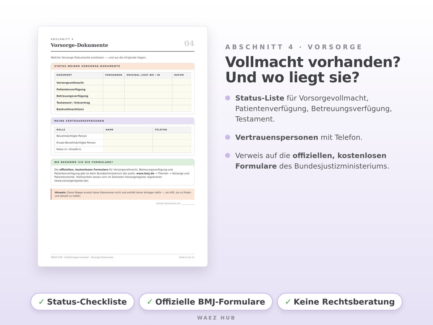 Notfallmappe kompakt – Ansicht 6 von 9