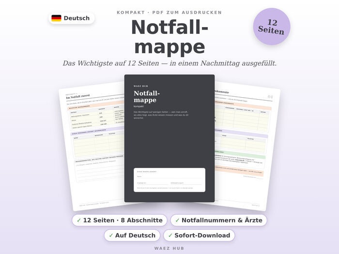Notfallmappe kompakt