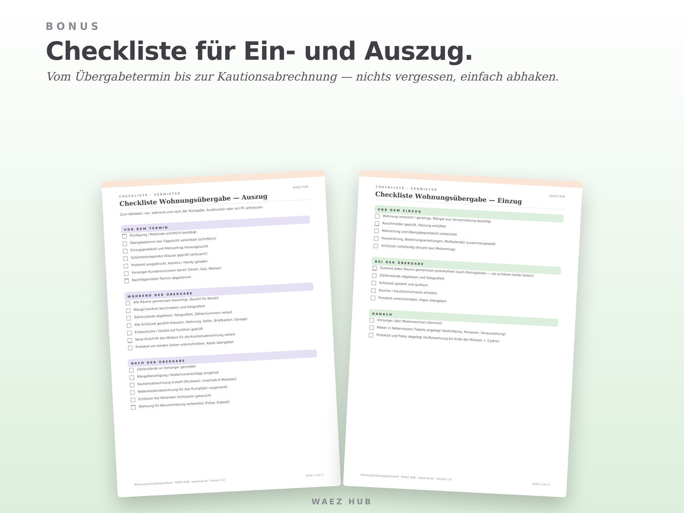 Wohnungsübergabeprotokoll – Ansicht 7 von 8