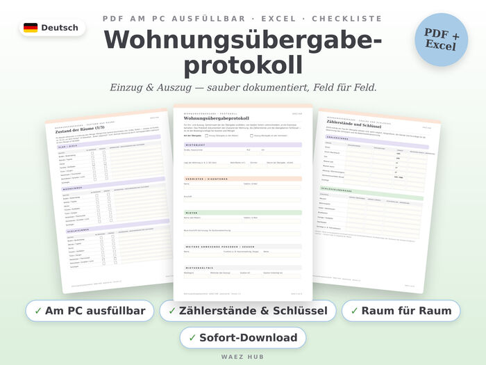 Wohnungsübergabeprotokoll